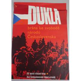 Plakát - Dukla - den armády - komunismus, propaganda