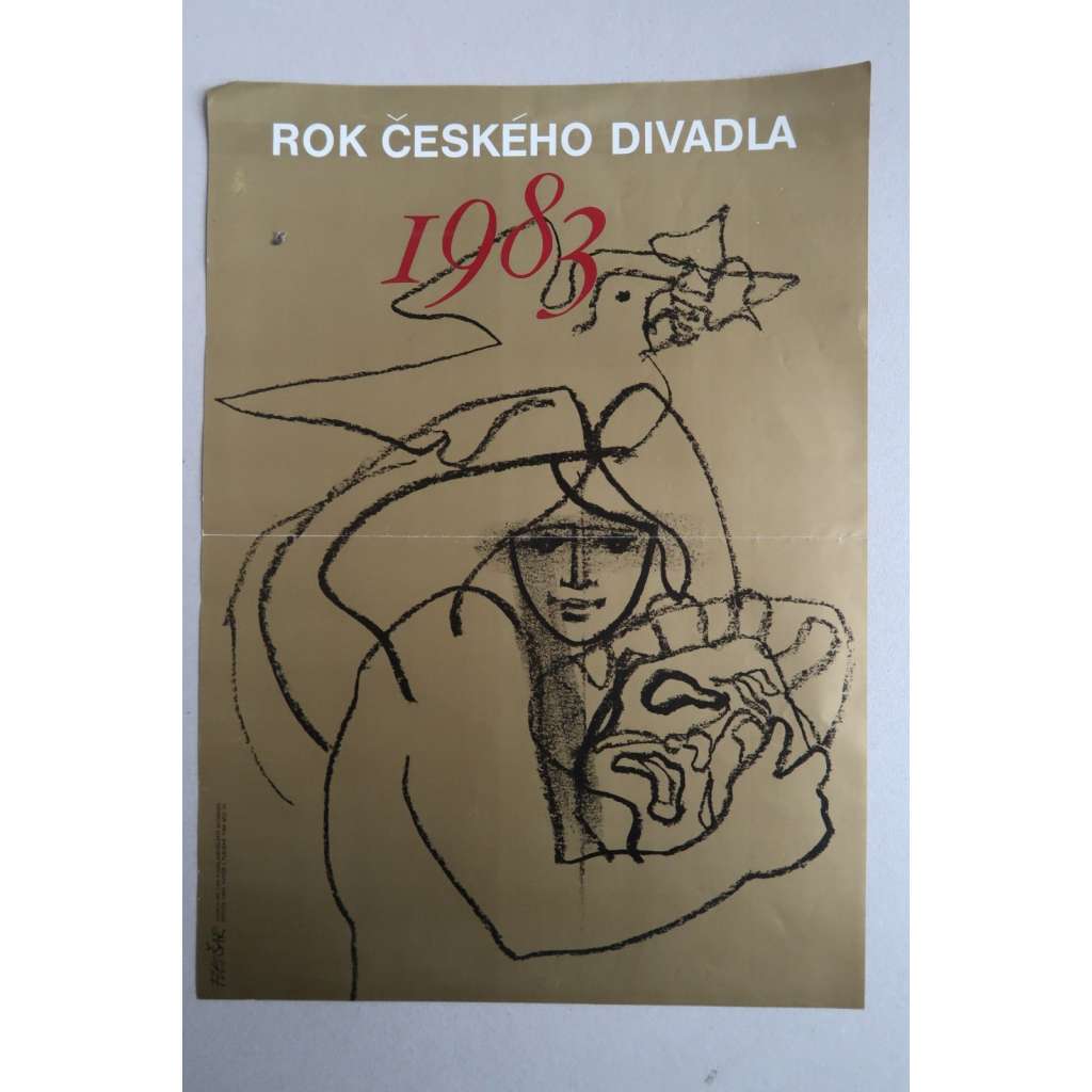 Plakát - rok českého divadla 1983 (divadlo)