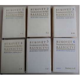 Rukověť humanistického básnictví - KOMPLET 6 svazků