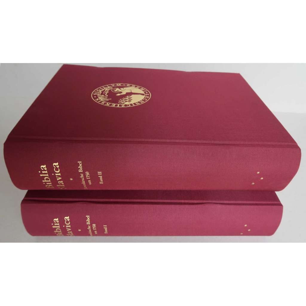 Slovenská bible - 2 obří svazky - Kamaldulská (faksimile) - SLOVENSKO - Biblia Slavica, Slowakische Bibel um 1750, Bd 1, 2.