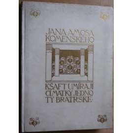 Kšaft umírající matky Jednoty bratrské (vazba pergamenová)