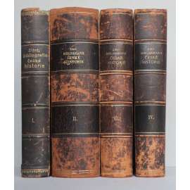 Bibliografie české historie -Čeněk Zíbrt- svazky 1,2,3,4, 5/1 a 5/3 - VAZBA KŮŽE