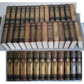 OTTŮV SLOVNÍK NAUČNÝ - KOMPLET 40 SVAZKŮ - 28 základní řada + 12 DODATKY - SLEVA - VAZBA KŮŽE - (encyklopedie všech oborů - mj. historie, přírodní vědy, místopis, výkladová hesla)