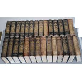 OTTŮV SLOVNÍK NAUČNÝ - KOMPLET 28 SVAZKŮ - základní řada - SLEVA - VAZBA KŮŽE (encyklopedie všech oborů - mj. historie, přírodní vědy, místopis, výkladová hesla)