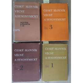 Český slovník věcný a synonymický 1-4 (KOMPLET 4 SVAZKY; jazykověda)