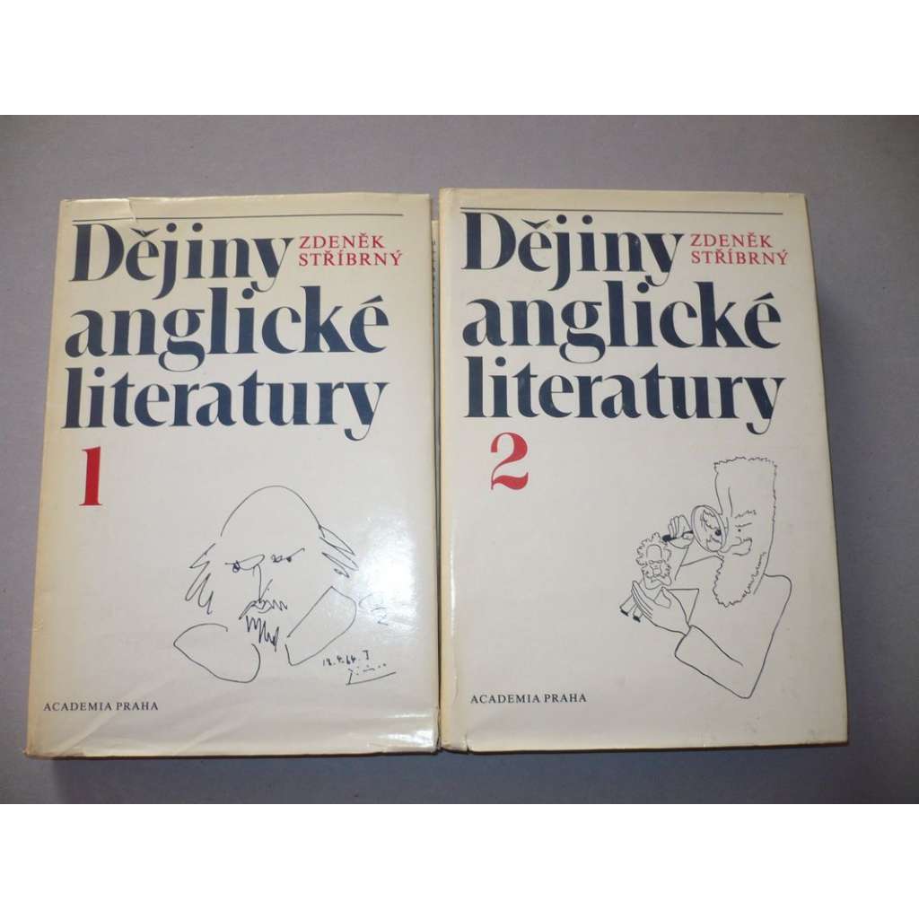 Dějiny anglické literatury I.-II., 2 svazky [literatura Anglie, Velká Británie, mj. Shakespeare, Beowulf, Chaucer, Sheridan, Blake, Bacon, Milton, Shelley, Byron ad.]