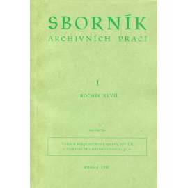 Sborník archivních prací, ročník XLVII., číslo 1/1997
