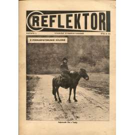 Reflektor, ročník I., číslo 22 (časopis, staré noviny, 1. republika)