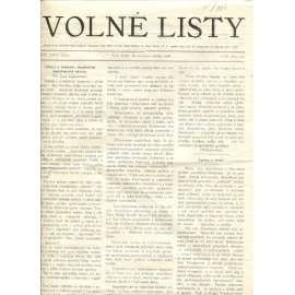 Volné listy, ročník XVII., číslo 14/1908 (anarchismus, USA, noviny, časopis) - (18.7.1908)