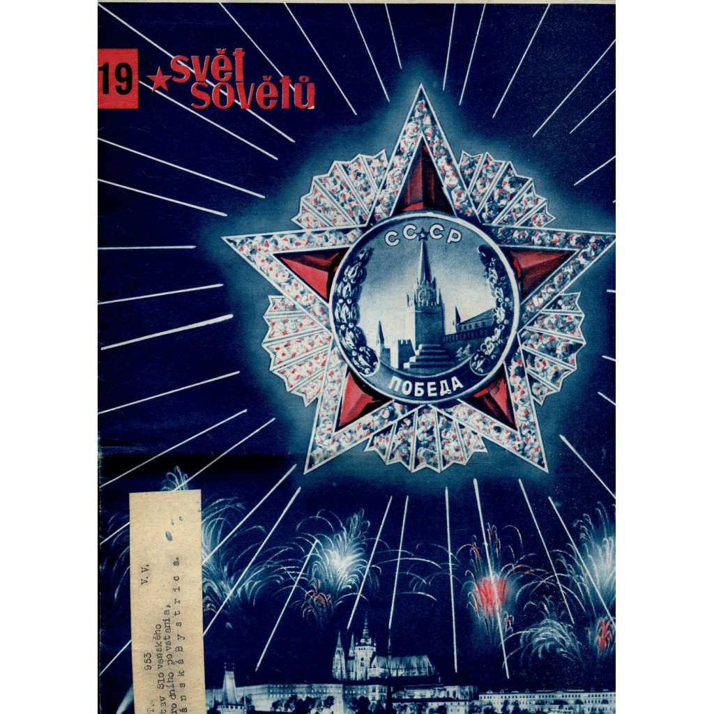 Svět sovětů, ročník XIII., číslo 19/1950 (časopis, noviny)