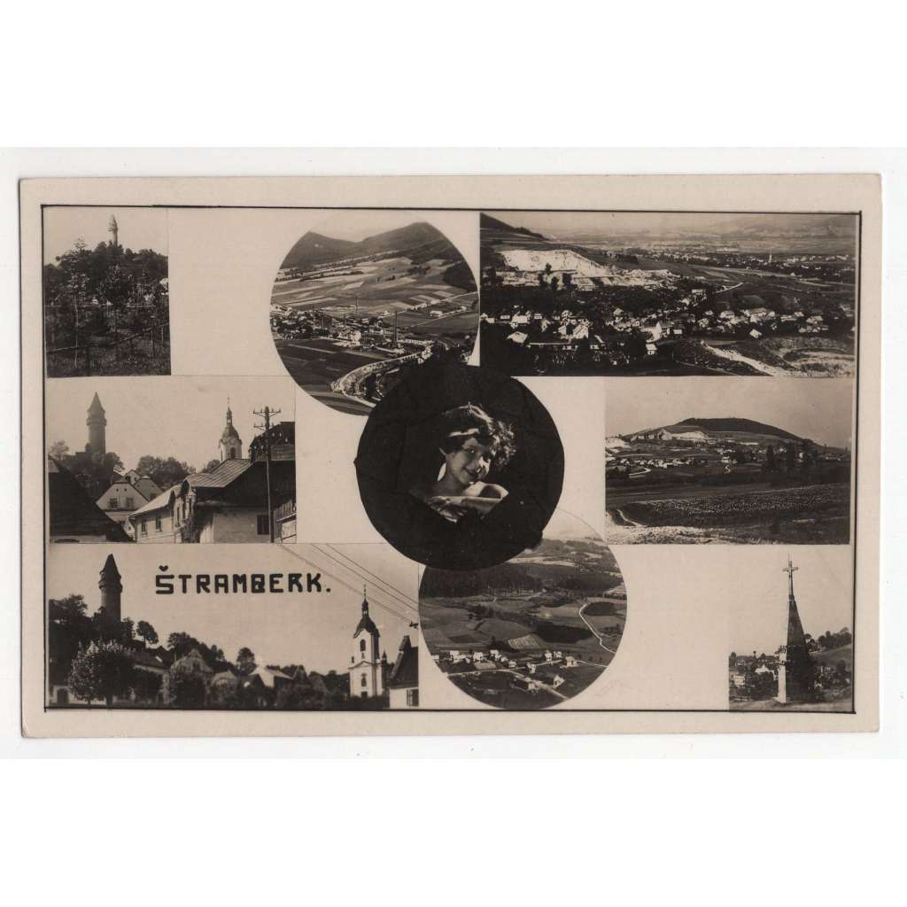 Štramberk, Nový Jičín, rozhledna, foto koláž