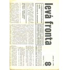 Levá fronta, číslo 8. (15.1. 1931) - staré noviny, 1. republika