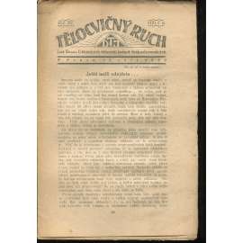 Tělocvičný ruch, Ročník XIV., číslo 18/1920. List svazu dělnických tělocvičných jednot československých (1. republika, staré noviny)