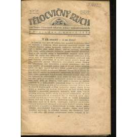 Tělocvičný ruch, Ročník XV., číslo 3/1921. List svazu dělnických tělocvičných jednot československých (1. republika, staré noviny)