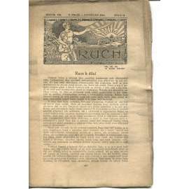 Tělocvičný ruch. Ročník XIII., číslo 21/1919. Orgán svazu dělnických tělocvičných jednot českoslovanských (1. republika, staré noviny)