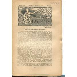 Tělocvičný ruch. Ročník XIII., číslo 22/1919. Orgán svazu dělnických tělocvičných jednot českoslovanských (1. republika, staré noviny)