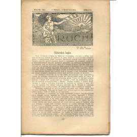 Tělocvičný ruch. Ročník XIII., číslo 23/1919. Orgán svazu dělnických tělocvičných jednot českoslovanských (1. republika, staré noviny)