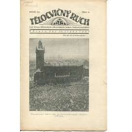 Tělocvičný ruch. Ročník XXI, číslo 16/1927. List svazu dělnických tělocvičných jednot československých (1. republika, staré noviny)