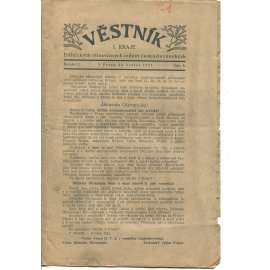 Věstník I. kraje Dělnických tělocvičných jednot československých. Ročník II., číslo 5/1921 (1. republika, staré noviny)