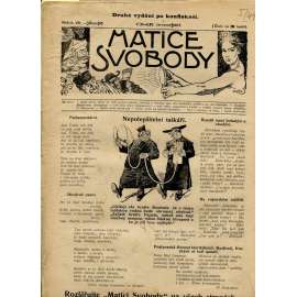 Matice svobody, ročník VIII., číslo 16/1907 (staré noviny)