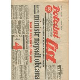 Polední list, ročník V., číslo 260/1931 (1. republika, noviny)
