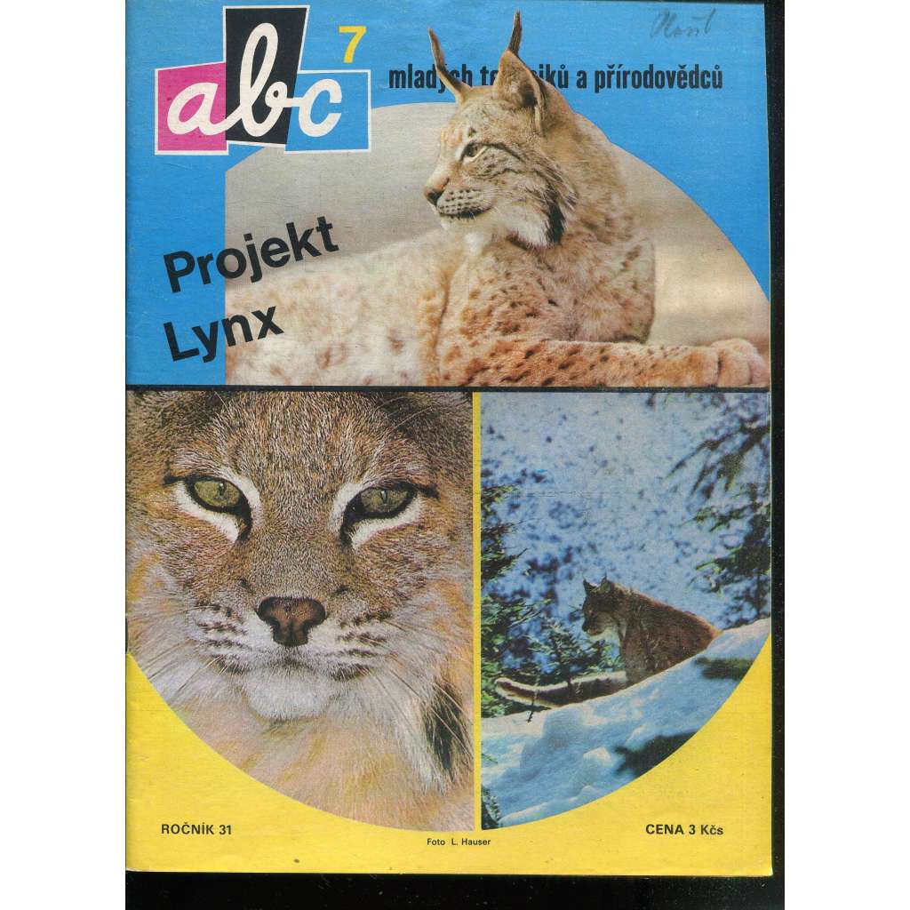 Časopis ABC, č. 7, roč. 31 (1986) - Obsahuje vystřihovací modely - déčka [Jedno číslo časopisu. Obsahuje všechny vystřihovací modely na polokartonu - déčka]