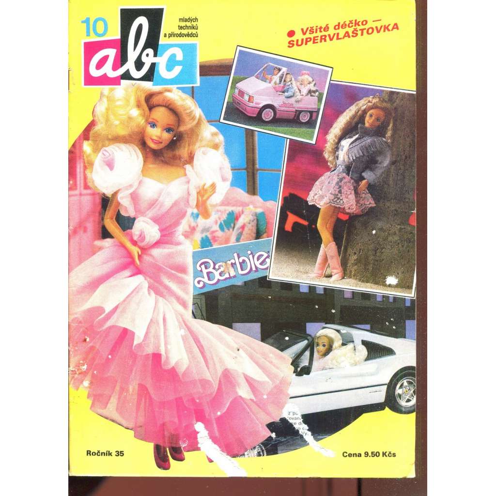Časopis ABC, č. 10, roč. 35 (1991) - Obsahuje vystřihovací modely - déčka [Jedno číslo časopisu. Obsahuje všechny vystřihovací modely na polokartonu - déčka]