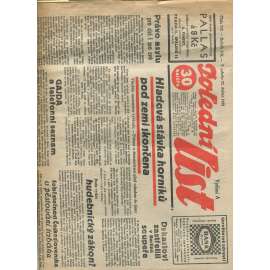 Polední list, ročník VII., číslo 112/1933 (1. republika, noviny)