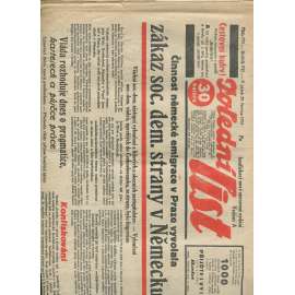 Polední list, ročník VII., číslo 174/1933 (1. republika, noviny)