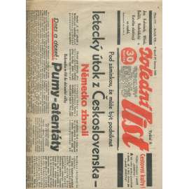 Polední list, ročník VII., číslo 177/1933 (1. republika, noviny)