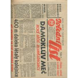 Polední list, ročník VII., číslo 179/1933 (1. republika, noviny)