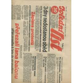 Polední list, ročník VII., číslo 208/1933 (1. republika, noviny)