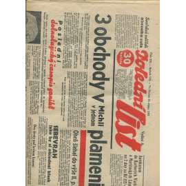 Polední list, ročník VII., číslo 220/1933 (1. republika, noviny)