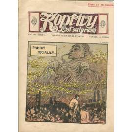 Kopřivy, číslo 1/1909 (časopis, noviny) List satirický