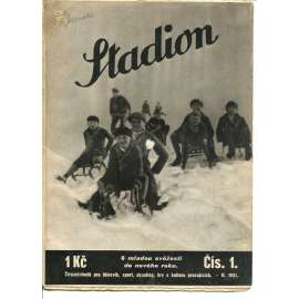 Stadion, číslo 1/1931. Čtrnáctideník pro tělocvik, sport, skauting, hry a kulturu pracujících (časopis, 1. republika)