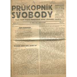 Průkopník svobody, ročník III., číslo 9/1921. Orgán České skupiny komunistické strany v Rakouské republice (1. republika, noviny)