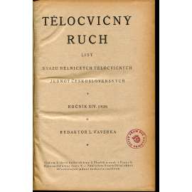 Tělocvičný ruch, Ročník XIV., číslo 1-24/1920. List svazu dělnických tělocvičných jednot československých (1. republika, staré noviny)