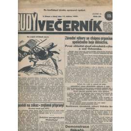 Rudý večerník (17.4.1928) - staré noviny, 1. republika