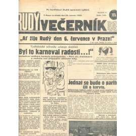 Rudý večerník (20.6.1928) - staré noviny, 1. republika
