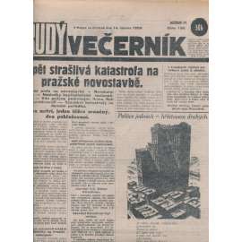 Rudý večerník (14.6.1928) - staré noviny, 1. republika