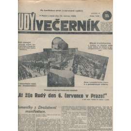 Rudý večerník (19.6.1928) - staré noviny, 1. republika