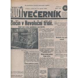 Rudý večerník (15.6.1928) - staré noviny, 1. republika