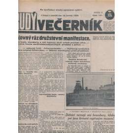 Rudý večerník (18.6.1928) - staré noviny, 1. republika