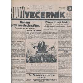 Rudý večerník (23.7.1928) - staré noviny, 1. republika