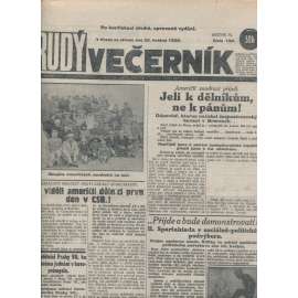 Rudý večerník (23.5.1928) - staré noviny, 1. republika