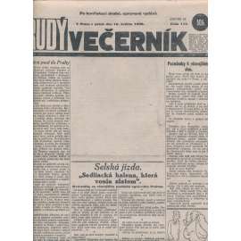 Rudý večerník (18.5.1928) - staré noviny, 1. republika