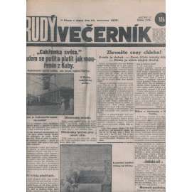 Rudý večerník (24.7.1928) - staré noviny, 1. republika