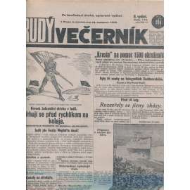 Rudý večerník (26.7.1928) - staré noviny, 1. republika