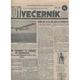 Rudý večerník (28.7.1928) - staré noviny, 1. republika
