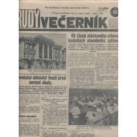 Rudý večerník (2.8.1928) - staré noviny, 1. republika